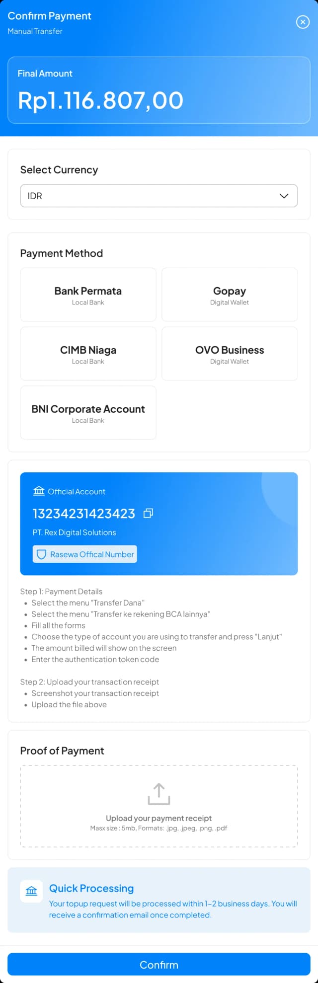 Top-Up Kapan Saja, 24/7